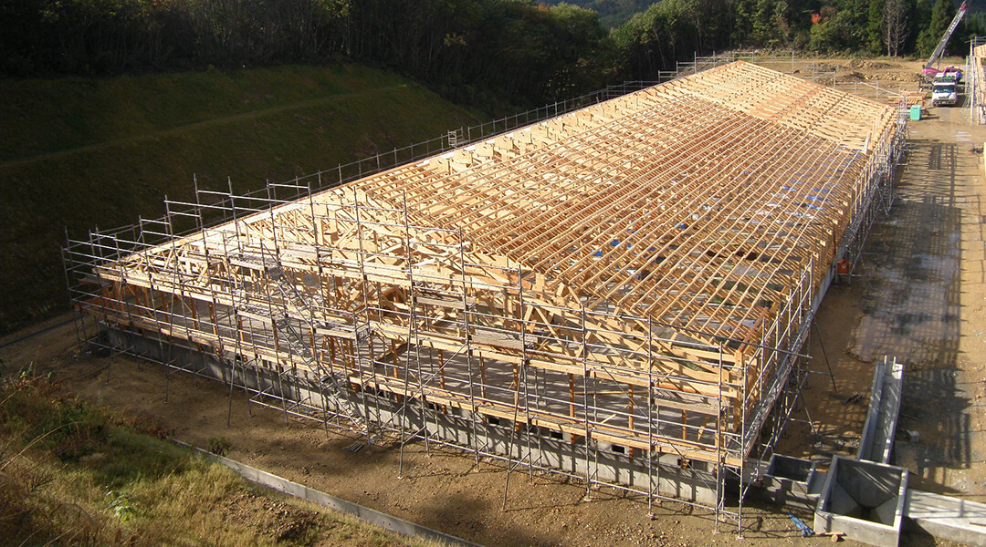 例）1800平米／18日工期